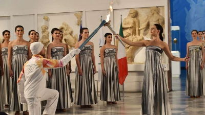 Зажжен огонь зимних Игр