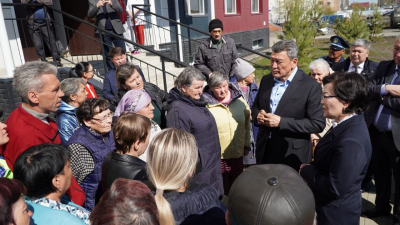 В СКО пострадавшие от паводка жители отмечают новоселье