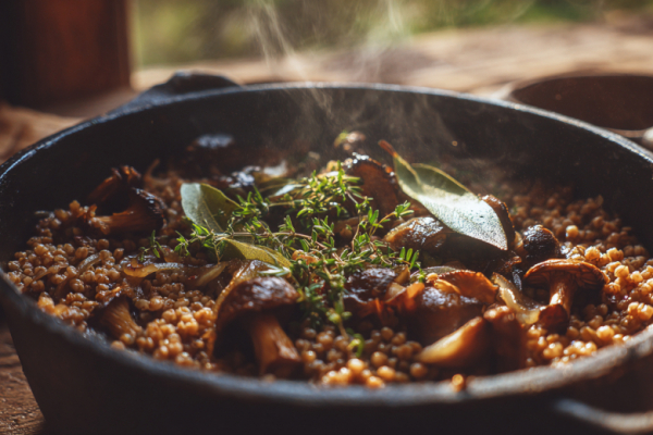 Готовим гречку с белыми грибами по старинному рецепту