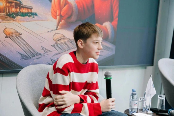 Юный казахстанец представил серию экологических сказок в Астане