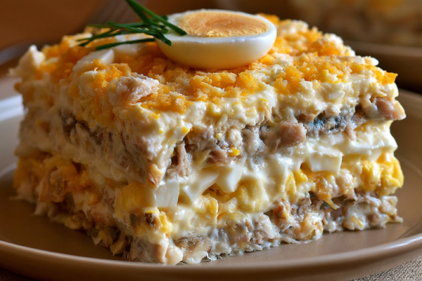 Вместо обычной &laquo;Мимозы&raquo; &mdash; шедевр: без морковки, без картошки, а вкус неземной