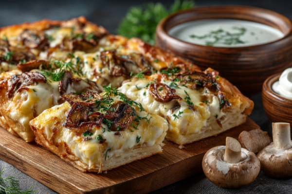 Быстрее приготовить, чем заказать: пицца-жюльен на тонком жидком тесте