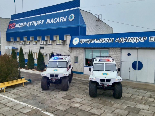 Автопарки Департаментов по ЧС ЗКО пополнились спецтехникой